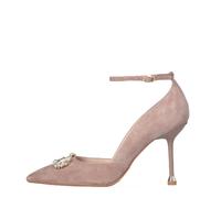 LIU-JO CALZATURE SCARPA DONNA DECOLLETE DEMI 02 CON LOGO GIOIELLO SUEDE POWDER R