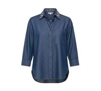 Liu Jo - Camicia con Colletto Staccabile - - Blouses & Shirts - Donna - Blu - M
