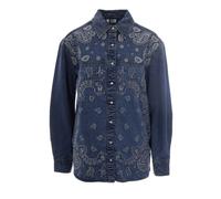 Liu Jo - Camicia di jeans con ricamo - - Blouses & Shirts - Donna - Blu - L
