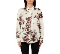 Liu Jo - Camicia in Satin Stampato - - Blouses & Shirts - Donna - Marrone - L
