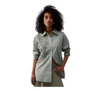 Liu Jo - Camicia oversize con ricamo - - Blouses & Shirts - Donna - Verde - M