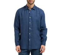 Liu Jo - Pure Linen Long-Sleeve Shirt - -Shirts -Uomo -Blu -4XL