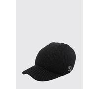 LIU JO Cappello da baseball in maglia a coste con logo metallico OS Nero