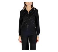 Liu Jo - Cardigan con zip e inserti scintillanti - - Knitwear - Donna - Nero - L