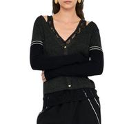 Liu Jo cardigan in lurex con top nero L