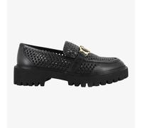 Liu-Jo Cora - Mocassino da Donna in Pelle Traforata Nera