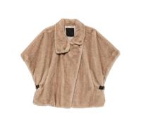Liu Jo - Corto Mantello in Ecopelliccia - - Jackets - Donna - Beige - M