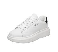 Liu Jo Cv Big 01 - Sneakers Platform In Pelle Bianco - Uomo Scarpe Sneakers