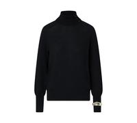 Liu Jo - Dolcevita in Lana con Bracciale - - Knitwear - Donna - Nero - S