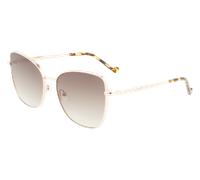 Liu Jo Donna LJ141S 710 Occhiali da sole Metallo Oro Grigio Geometrica Normale Normale