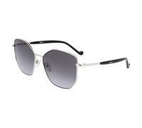 Liu Jo Donna LJ144S 710 Occhiali da sole Metallo Grigio Squadrata Sfumato