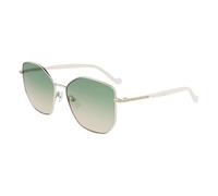 Liu Jo Donna LJ144S 717 Occhiali da sole Metallo Verde Squadrata Sfumato