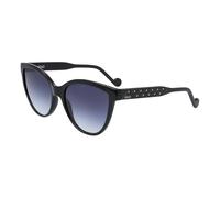 Liu Jo Donna LJ741S 001 Occhiali da sole Acetato Nero Blu Cat Eye Sfumato