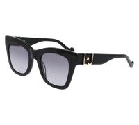 Liu Jo Donna LJ746S 001 Occhiali da sole Acetato Nero Grigio Squadrata Normale Normale