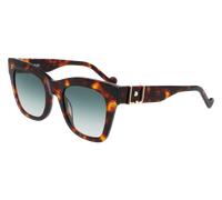 Liu Jo Donna LJ746S 213 Occhiali da sole Acetato Havana Verde Squadrata Normale