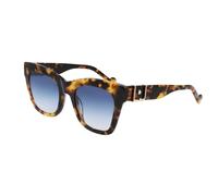 Liu Jo Donna LJ746S 215 Occhiali da sole Acetato Havana Blu Squadrata Sfumato
