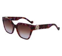 Liu Jo Donna LJ768SR 512 Occhiali da sole Acetato Viola Marrone Farfalla Normale Fotocromatiche