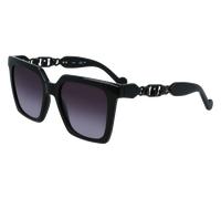 Liu Jo Donna LJ779S 001 Occhiali da sole Iniettato Nero Grigio Squadrata Normale Sfumato