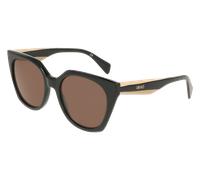 Liu Jo Donna LJ813S 001 Occhiali da sole Acetato Nero Marrone Squadrata Normale