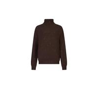 Liu Jo Donna Maglione Collo Alto MF5234MA27R Viscosa Marrone Scuro L