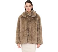 Liu Jo Donna Pelliccia Sintetica MF5232E1095 Poliestere Marrone 40