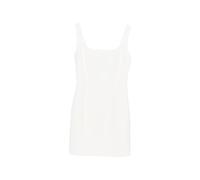 Liu Jo, ,Dresses ,Donna ,Bianco ,S Mini Abito con Scollo Squadrato