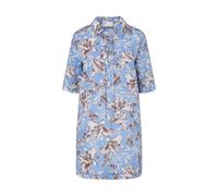 Liu Jo, ,Dresses ,Donna ,Blu ,XL Abito in Cotone con Lacci