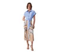 Liu Jo, ,Dresses ,Donna ,Multicolore ,L Abito Midi Plissettato