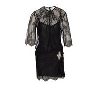 Liu Jo, ,Dresses ,Donna ,Nero ,M Short Chantilly Lace Dress