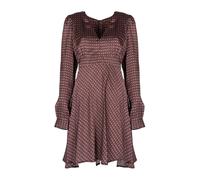 Liu Jo, ,Dresses ,Donna ,Viola ,L Mini Abito Sensuale con Scollo a V