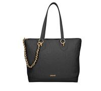 Liu Jo ECS M TOTE Nero Oversize per portare con te ogni emozione. Questa tote bag unisce la praticità di una borsa grande alla speciale lavorazione embossed. Logo all over tono su tono e un'ele