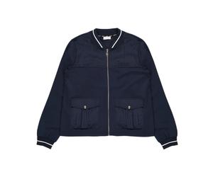 Liu Jo - Felpa Blu Stile Bomber con Zip - - Jackets - Donna - Nero - M