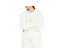 Liu Jo Felpa Donna Bianco Latte - Bianco ECS Felpa Aperta - M