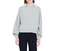 Liu Jo felpa donna con colletto camicia grigio S