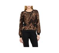 Liu Jo Felpa Donna Leopardato - Multicolore ECS Felpa Chiusa - M