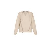Liu Jo felpa con cappuccio logo strass beige S