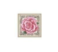 Liu Jo Foulard con Stampa Floreale, Rosa, 70x70 cm, 100% Poliestere, Modello 2A6053 T2745