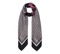 LIU JO Foulard con stampa floreale e logo 120 x 120 cm Non definito 22222 NERO