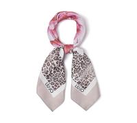 Liu Jo Foulard con Stampa Floreale, Rosa, 70x70 cm, 100% Poliestere, Modello 2A6053 T2745