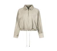 Liu Jo - Giacca Bomber in Camoscio - - Jackets - Donna - Grigio - L