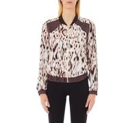LIU JO Giacca Donna Bomber in Raso Animalier ES25LJ62 TA5197 TS964