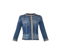 Liu Jo Kate Giacca Jeans, Blu (den.Blue Symbol Wash 77556), 50 Donna