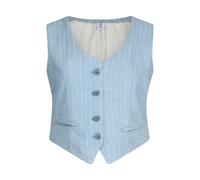 Liu Jo - Gilet Azzurro Cielo - - Jackets - Donna - Blu - L