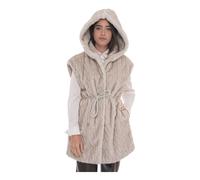 Liu Jo - Gilet con cappuccio - - Jackets - Donna - Beige - M