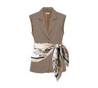 Liu Jo - Gilet con sciarpa - - Jackets - Donna - Beige - S