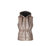 Liu Jo Gilet da Donna animalier imbottito Realizzato in nylon, TF4079 (IT, Testo, S, Regular, Regular, Light Rose)