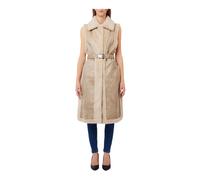 Liu Jo - Gilet in Ecopelliccia Montone Double - - Jackets - Donna - Beige - ONE SIZE