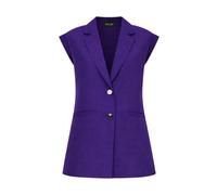 Liu Jo - Gilet in Lyocell e Lino - - Jackets - Donna - Viola - XS