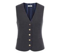 Liu Jo - Gilet Scollo a V Slim - - Jackets - Donna - Grigio - M