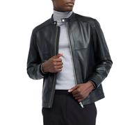 Liu Jo giubbino biker uomo in pelle nero